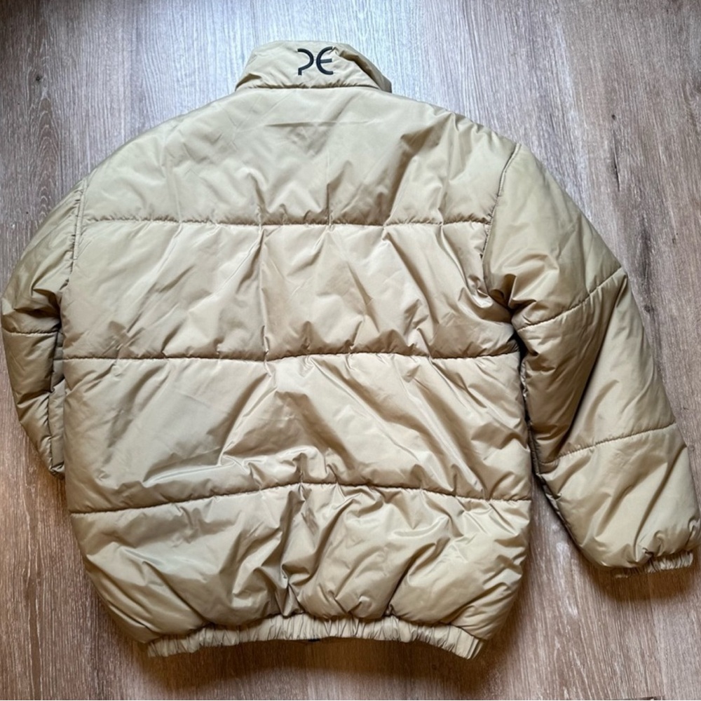 Perry Ellis Light Brown Quilted Jacket - Picture 2 of 5